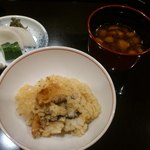 壽山 - 大きななめこの赤出汁も美味しい