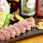 鉄板串焼 串すけ - 黒毛和牛ミスジステーキ