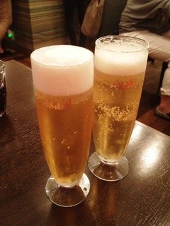 Ajika - 生ビール、シャンディガフ