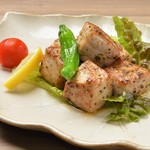 Grilled Tuna with Garlic Butter