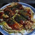 あまんじゃく - 肉玉そばイカ天トッピング