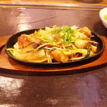 煉瓦亭 - ホルモン焼き（小腸）780円。