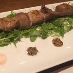 タイーム - 2015年9月　霜降りイベリコ豚の串焼き」