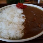 味の万雷 - セットのカレーです。