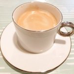 Rukafe pafumu - ケーキセット 780円 のカフェオレ