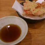 熟成うどん なかや - 生姜の天ぷら＠熟成うどんなかや（2015年10月某日）