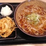 ゆで太郎 - 朝そば(おろし)(330円)