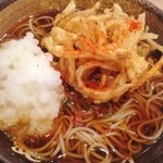 ゆで太郎 - 朝そば(おろし)かき揚げドッキング