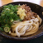 Hanamaru Udon - 牛肉おろしぶっかけ冷 中（おろし・レモン抜き）