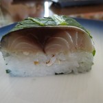 スシロー - とろ鯖押し寿司