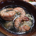 バルコタツヤ - 海老とマッシュルームのアヒージョ