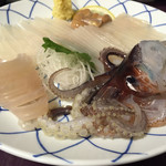 活魚料理 いか清 - 活真いか刺　1200円