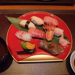 Kappou Ootomi - お寿司　寿司セットＥ＆Ｆ　大好物集合～（＾ｕ＾）