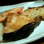 魚亀 - 焼魚（さわら西京焼・ときしゃけ塩焼・銀だら照焼）