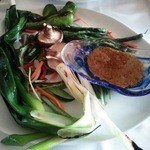 SAKURAGUMI - ANTIPASTO　赤穂産野菜の烏賊肝バーニャカウダ