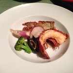 星のや富士 - オマール海老とムール貝のスチームグリル