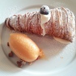 SAKURAGUMI - コーダ ディ アラゴスタ クレーマ 柿のジェラート添え