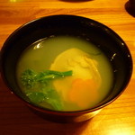 福寿司 - 蛤のお吸い物