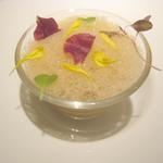 ル・ヴァンキャトル - ズワイガニのムースとエビの泡