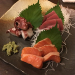 こーちゃん - お刺身3点盛り【2015.11】
