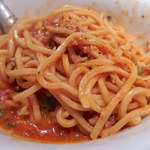 アジトイズム - 【イレギュラー】まぜそばアラビアータ（800円）＋〆のリゾット（200円）