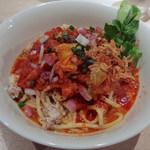 アジトイズム - 【イレギュラー】まぜそばアラビアータ（800円）＋〆のリゾット（200円）