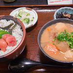 大森 茶々 - 明太子しらす飯付きとん汁セット（1,200円）