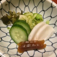うなぎ割烹 大江戸 - 付属のお新香