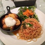 サンデーブランチ 新宿店 - ランチセット(本日のパスタとプレーンフレンチトースト)