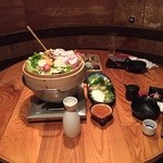 個室居酒屋 美濃や 松戸西口店 - 一番奥にある円卓は、大切な人との食事の際に是非利用したい