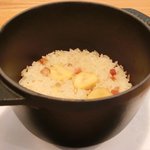 ビストロアム - ランチコース 3888円 の栗御飯