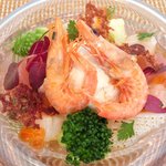 ビストロアム - ランチコース 3888円 の魚介のパフェ