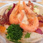 ビストロアム - ランチコース 3888円 の魚介のパフェ