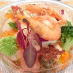 ビストロアム - ランチコース 3888円 の魚介のパフェ