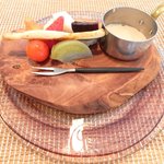 ビストロアム - ランチコース 3888円 のミニチュアフォアグラフォンデュ