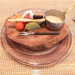 ビストロアム - ランチコース 3888円 のミニチュアフォアグラフォンデュ