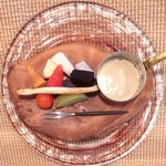 ビストロアム - ランチコース 3888円 のミニチュアフォアグラフォンデュ