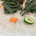 創作割烹　おおた - フグ刺身、アップ