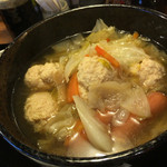 Ganso Yakitori Kushi Hacchin - 鶏つくねにソーセージと野菜