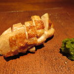 なかむら - 地鶏(天草大王)のもも肉と手羽元、柚子胡椒で2