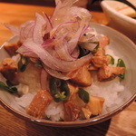 【〆のチャーシューご飯】２００円