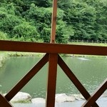 ＭｉｄＣｒｅｅｋ Ｃａｆｅ - 釣り好きにはテラスからの眺めも最高～(*´ー｀*)