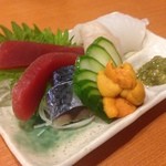 菜々味 - H.27.11.17.夜 刺身五種盛り 980円