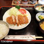 とんかつ・串揚げ 冨岳 - チキンカツ2015年11月