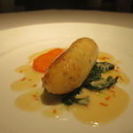 ラ・トルテュ - ホタテと甘海老のソーセージ