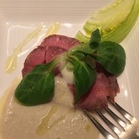 代官山ASO チェレステ 日本橋店 - アミューズ：子牛ロースの低温調理