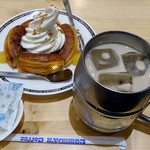 Komeda Kohi Ten - たっぷりアイスミルクコーヒー＆季節のミニシロノワール