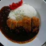 イデカフェ - 本日の日替りランチ ライス カツカレー