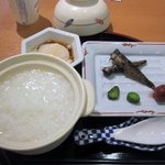SORA ＣＡＦＥ - 目的はここで食べれる朝粥定食５８０円です