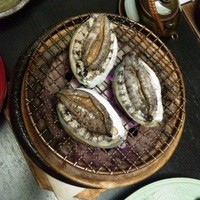 海鮮家 はこだて 本店 - 活アワビ踊り炙り2015